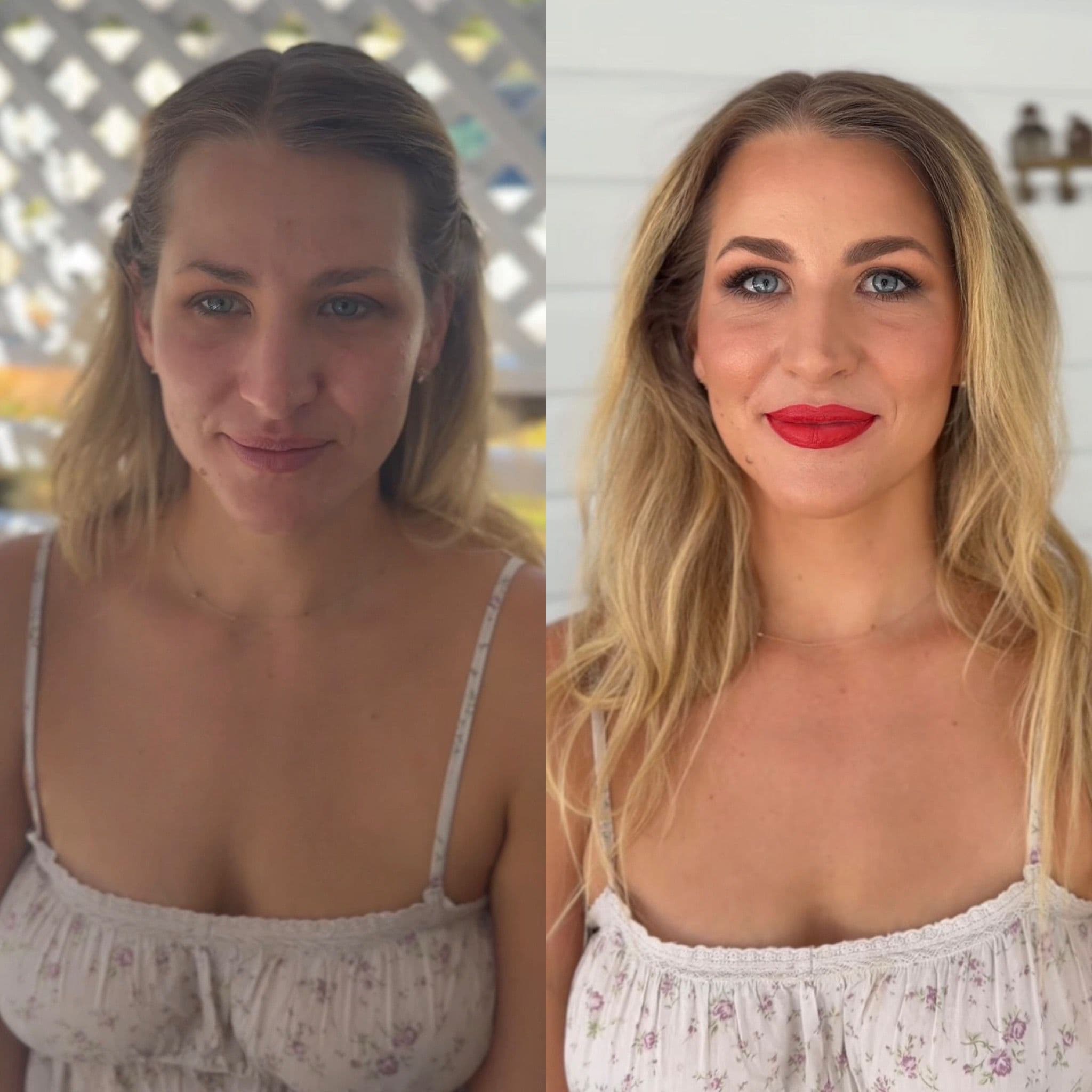 Formal event makeup by Amber Linane in Queensland